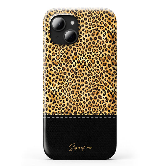 NALIA Signature Hülle für Apple iPhone (Alle Modelle) – Design "Safari" – MagSafe Case mit Leo Muster & Leder Optik NALIA Protective Hülle