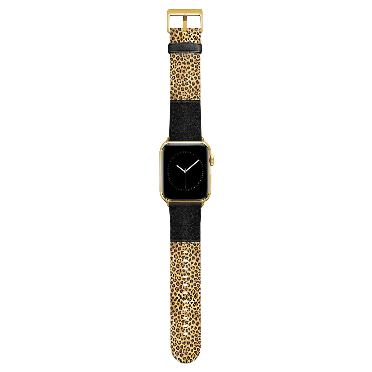 Safari - Apple Watch Armband 38-41mm & 42 (Serie 10-11) 38-41mm & 42 (Serie 10-11) Matt Gold NALIA Kunstleder Armband
