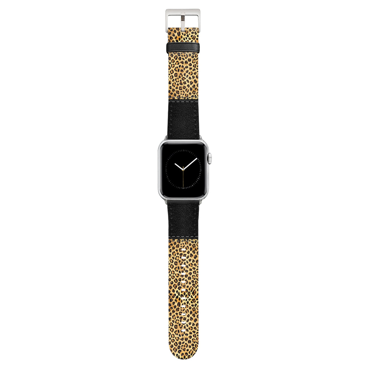 Safari - Apple Watch Armband 38-41mm & 42 (Serie 10-11) 38-41mm & 42 (Serie 10-11) Matt Silber NALIA Kunstleder Armband