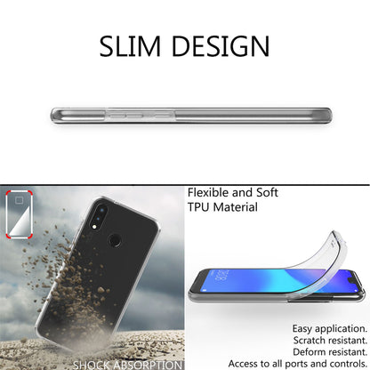 NALIA 360 Grad Handy Hülle für Huawei P20 Lite, Full Cover Case Rundum Bumper Transparent NALIA Transparente Hülle