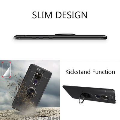 NALIA Ringhülle für Huawei Mate 20X – Ring-Ständer 360° & für Magnet-Halter – GRIP360 (Mattiertes Silikon Case) – Marke aus Berlin Default Title NALIA Protective Hülle