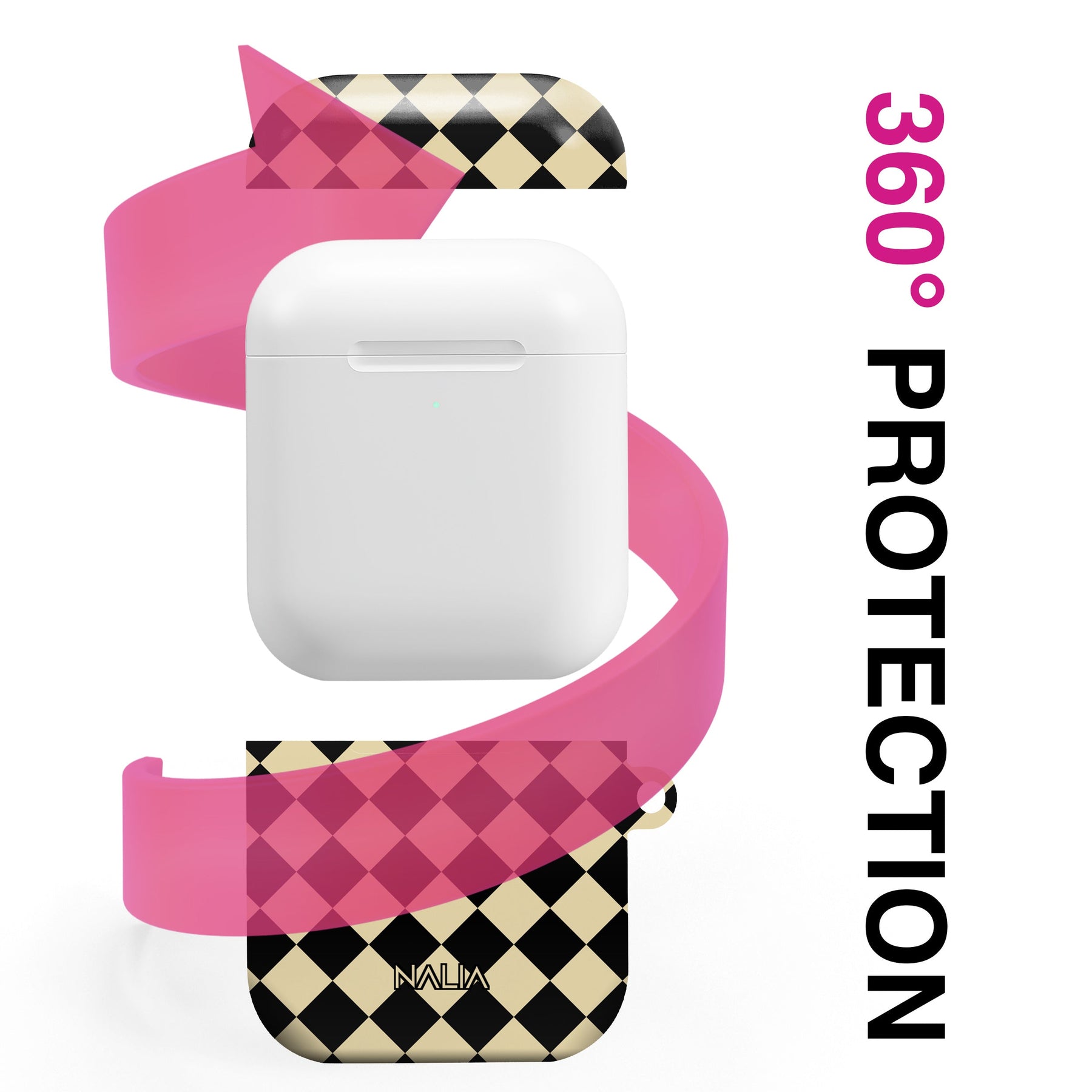 Soho - AirPods 1 / 2 Hülle NALIA Protective Hülle