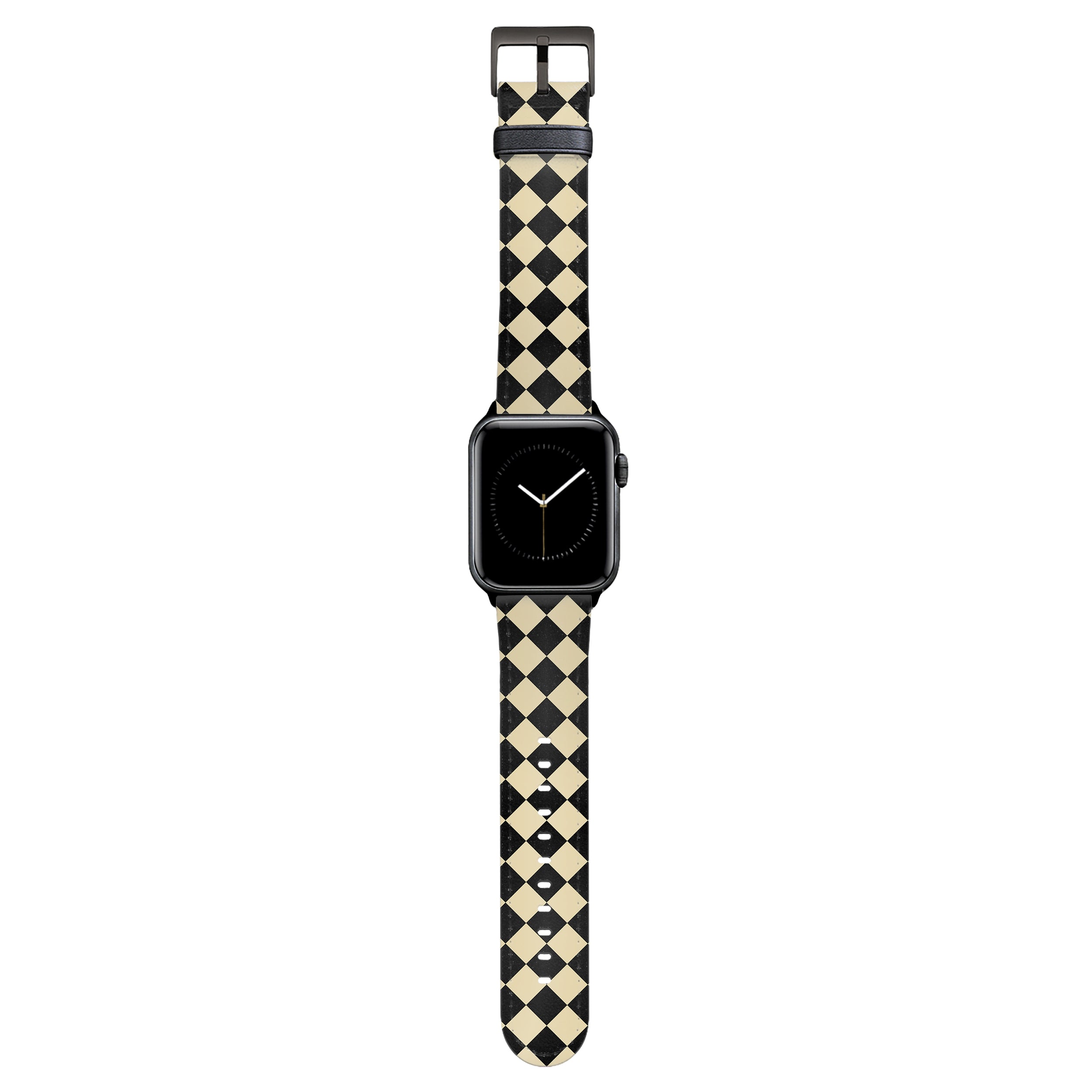 Soho - Apple Watch Armband 38-41mm & 42 (ab Serie 10) 38-41mm & 42 (ab Serie 10) Matt Schwarz NALIA Kunstleder Armband