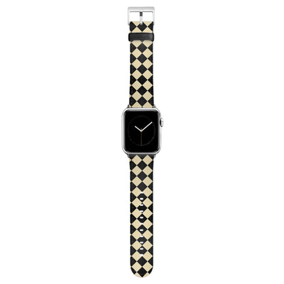 Soho - Apple Watch Armband 44-49mm & 42 (Serie 1-3) 44-49mm & 42 (Serie 1-3) Matt Silber NALIA Kunstleder Armband