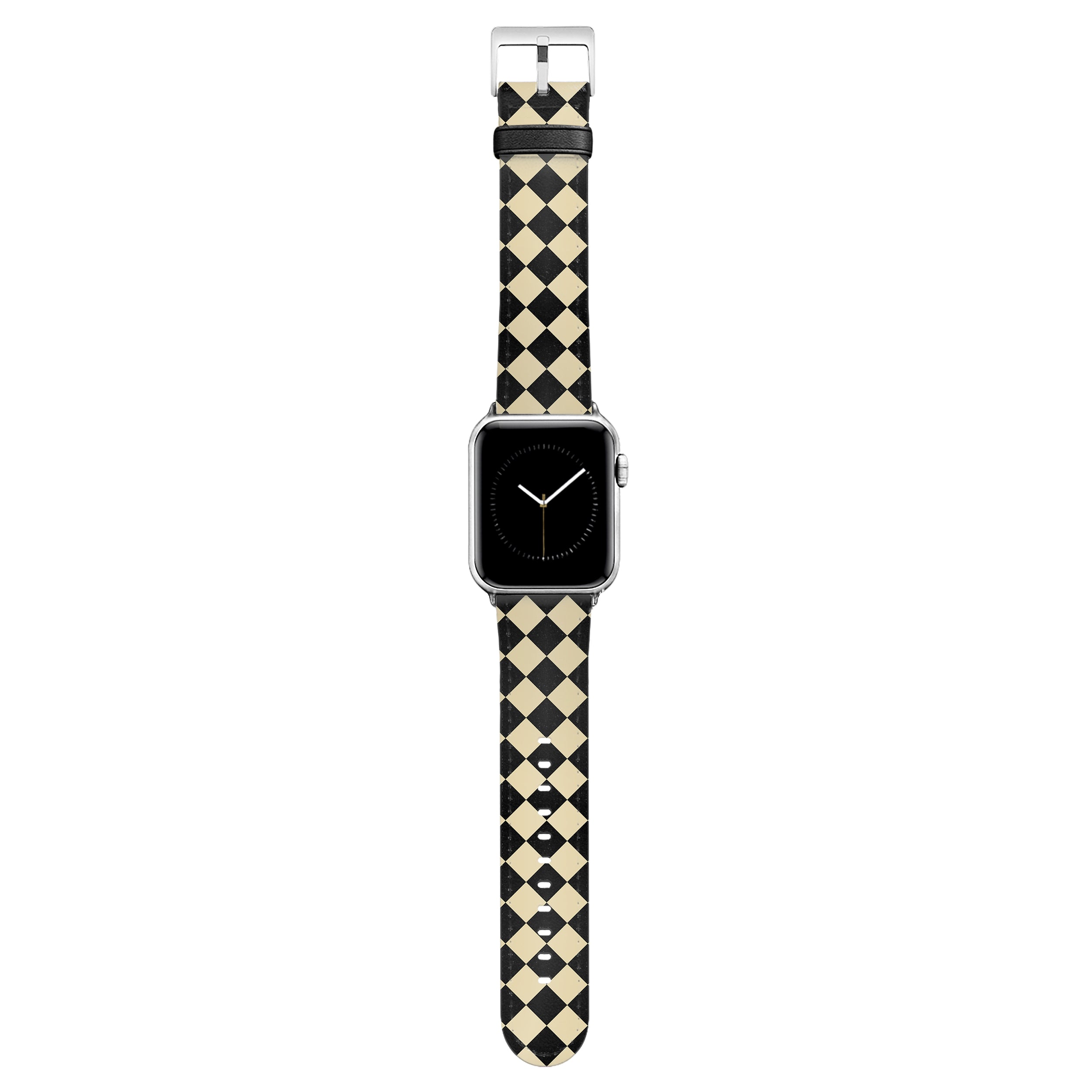 Soho - Apple Watch Armband 38-41mm & 42 (ab Serie 10) 38-41mm & 42 (ab Serie 10) Matt Silber NALIA Kunstleder Armband
