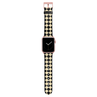 Soho - Apple Watch Armband 44-49mm & 42 (Serie 1-3) 44-49mm & 42 (Serie 1-3) Matt Rose Gold NALIA Kunstleder Armband
