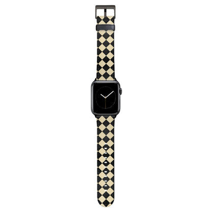 Soho - Apple Watch Armband 44-49mm & 42 (Serie 1-3) 44-49mm & 42 (Serie 1-3) Matt Schwarz NALIA Kunstleder Armband