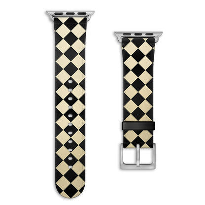 Soho - Apple Watch Armband 44-49mm & 42 (Serie 1-3) 44-49mm & 42 (Serie 1-3) Matt Silber NALIA Kunstleder Armband