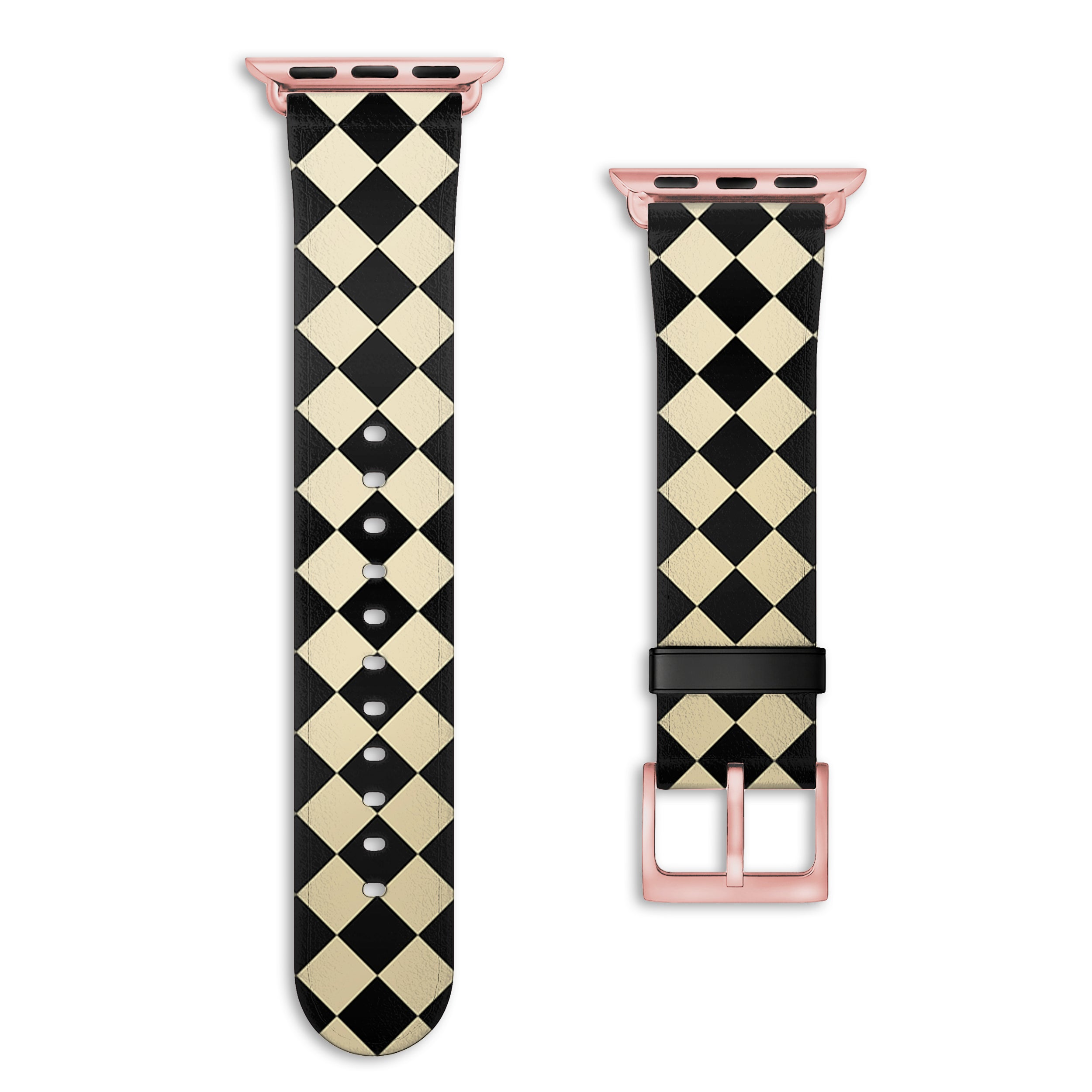 Soho - Apple Watch Armband 38-41mm & 42 (ab Serie 10) 38-41mm & 42 (ab Serie 10) Matt Rose Gold NALIA Kunstleder Armband
