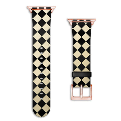 Soho - Apple Watch Armband 38-41mm & 42 (Serie 10-11) 38-41mm & 42 (Serie 10-11) Matt Rose Gold NALIA Kunstleder Armband
