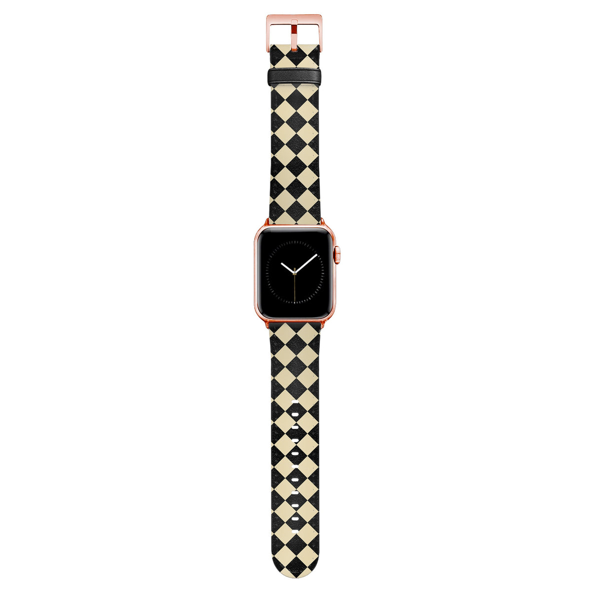 Soho - Apple Watch Armband 38-41mm & 42 (Serie 10-11) 38-41mm & 42 (Serie 10-11) Matt Rose Gold NALIA Kunstleder Armband