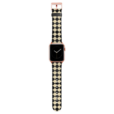 Soho - Apple Watch Armband 38-41mm & 42 (Serie 10-11) 38-41mm & 42 (Serie 10-11) Matt Rose Gold NALIA Kunstleder Armband