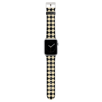 Soho - Apple Watch Armband 44-49mm & 42 (Serie 1-3) 44-49mm & 42 (Serie 1-3) Matt Silber NALIA Kunstleder Armband