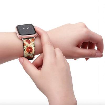 Aperitivo - Apple Watch Armband 38/40/41/42mm 38 40 41 42mm Rose Gold Matte NALIA Kunstleder Armband