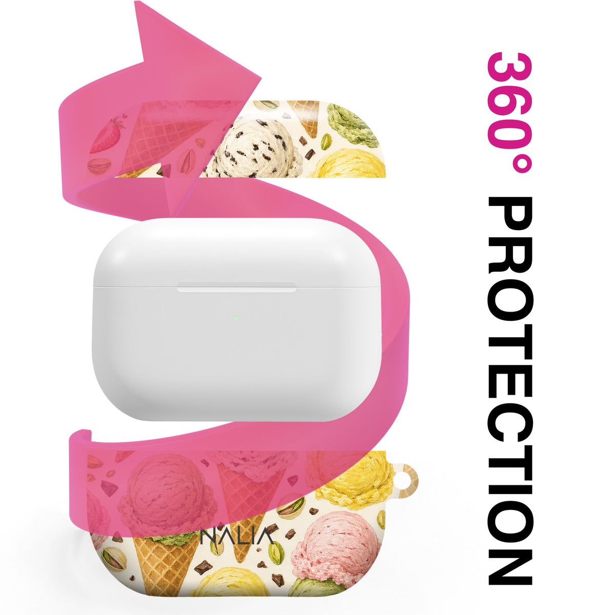 Gelato - AirPods Pro 2 Hülle NALIA Protective Hülle