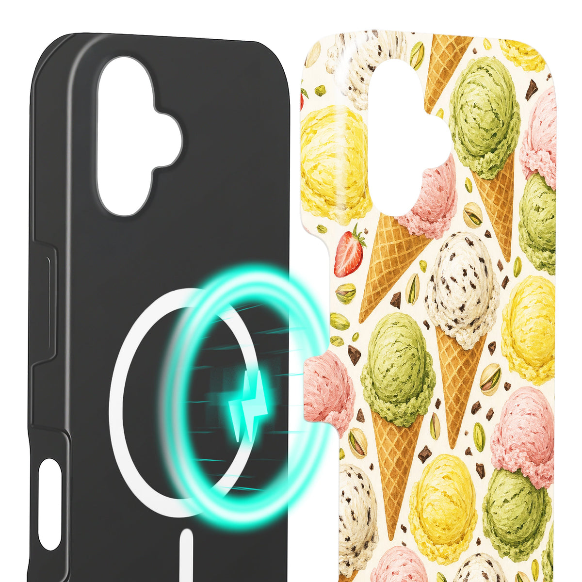 Gelato - iPhone 16 Plus Hülle NALIA Protective Hülle