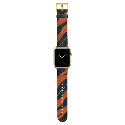 Blaze - Apple Watch Armband 38/40/41/42mm 38 40 41 42mm Matt Gold NALIA Kunstleder Armband