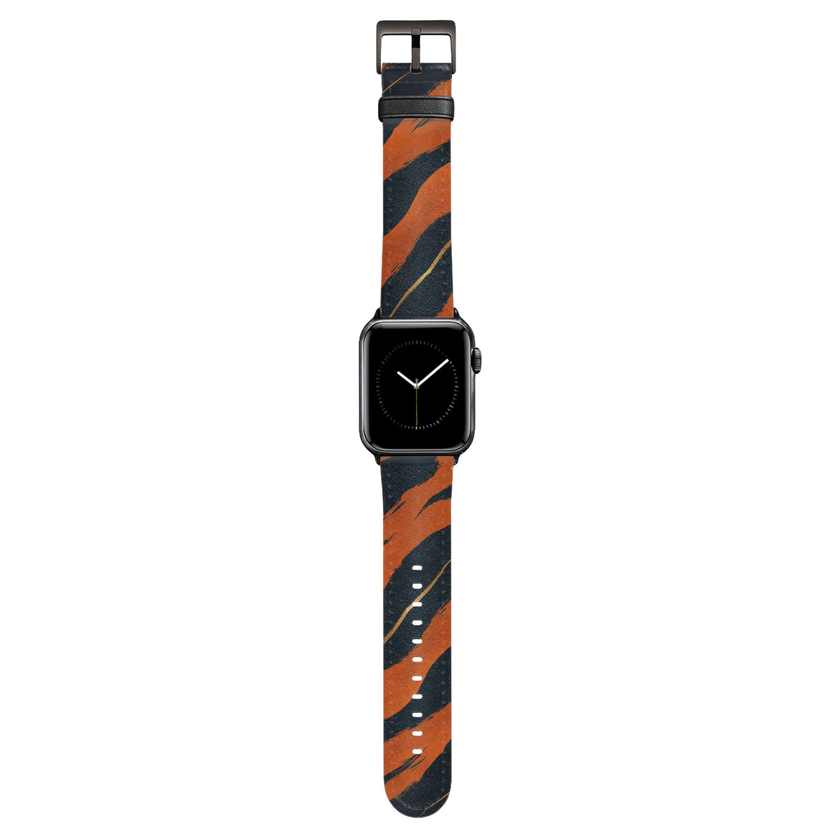 Blaze - Apple Watch Armband 38/40/41/42mm 38 40 41 42mm Matt Schwarz NALIA Kunstleder Armband