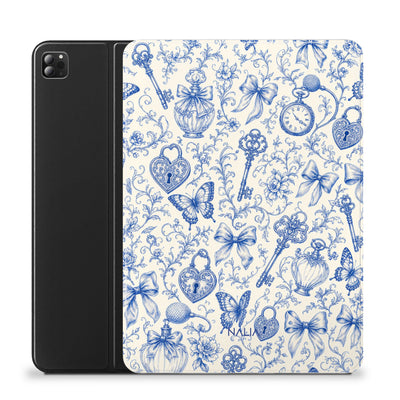 Toile iPad Pro 11" (4./3./2. Gen.) Klapphülle mit Toile de Jouy