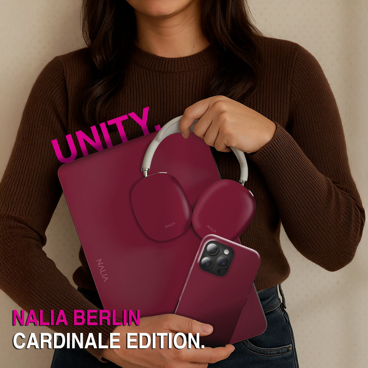 Cardinale AirPods Pro Hülle von NALIA