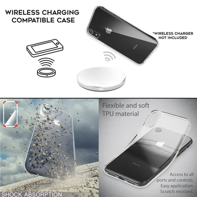 NALIA Transparente Silikonhülle für iPhone XR – Anti-Gelb & Rutschfest – GLAZE (Handyhülle Kristallklar, Schlank & Stoßfest) – Marke aus Berlin Default Title NALIA Transparente Hülle