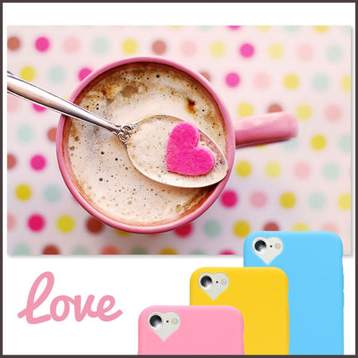 NALIA Herz Handyhülle kompatibel mit iPhone SE 2022 / SE 2020 / 8 / 7 Hülle, Dünne Silikon Schutzhülle Soft Phone Case Cover, Ultra-Slim Backcover Gummi Bumper Handy-Tasche Schale Schwarz NALIA Protective Hülle