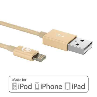 NALIA 2m USB Sync Daten Kabel für iPhone iPad iPod, Ladekabel Nylon Phone Cable