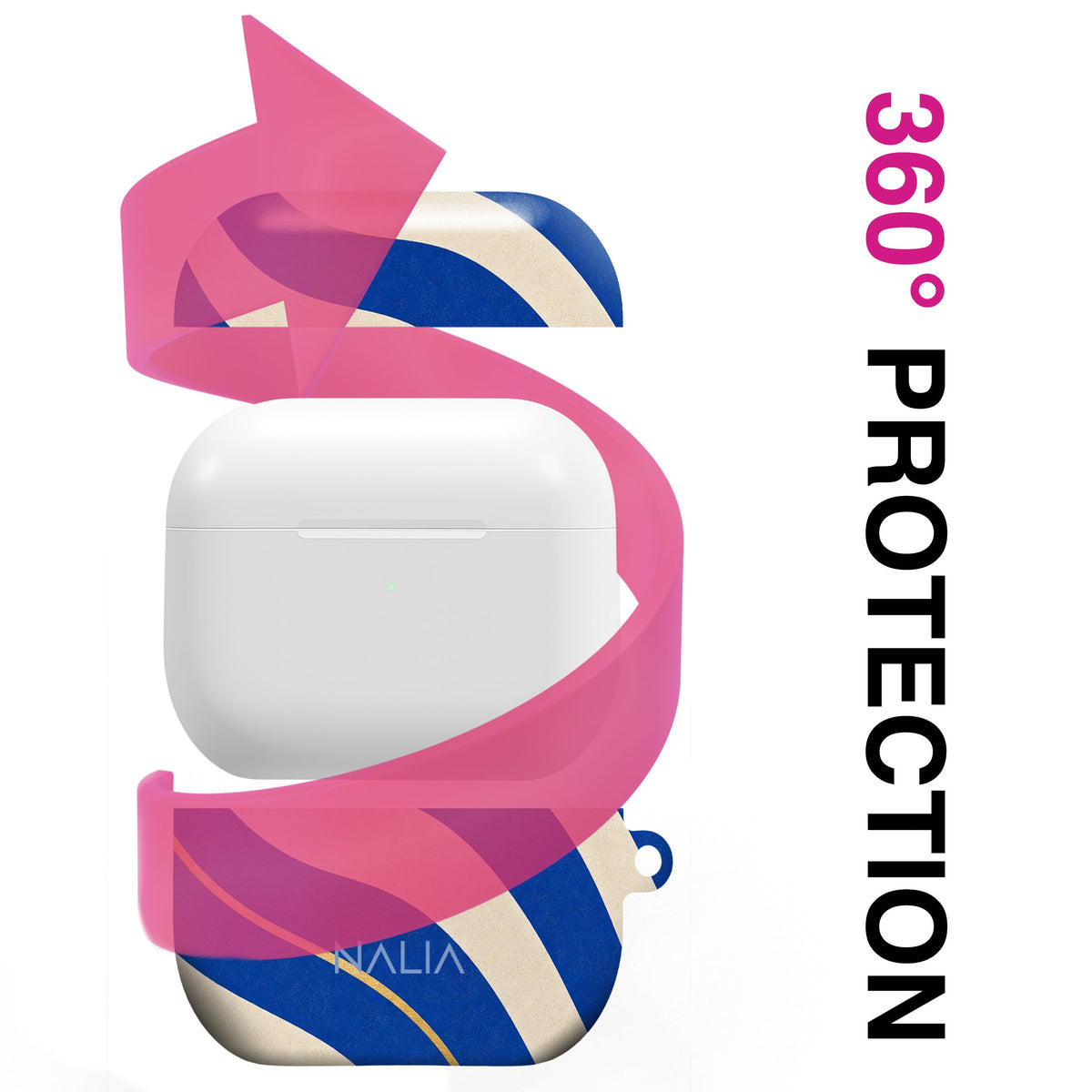 Indigo - AirPods Pro 3 Hülle NALIA Protective Hülle