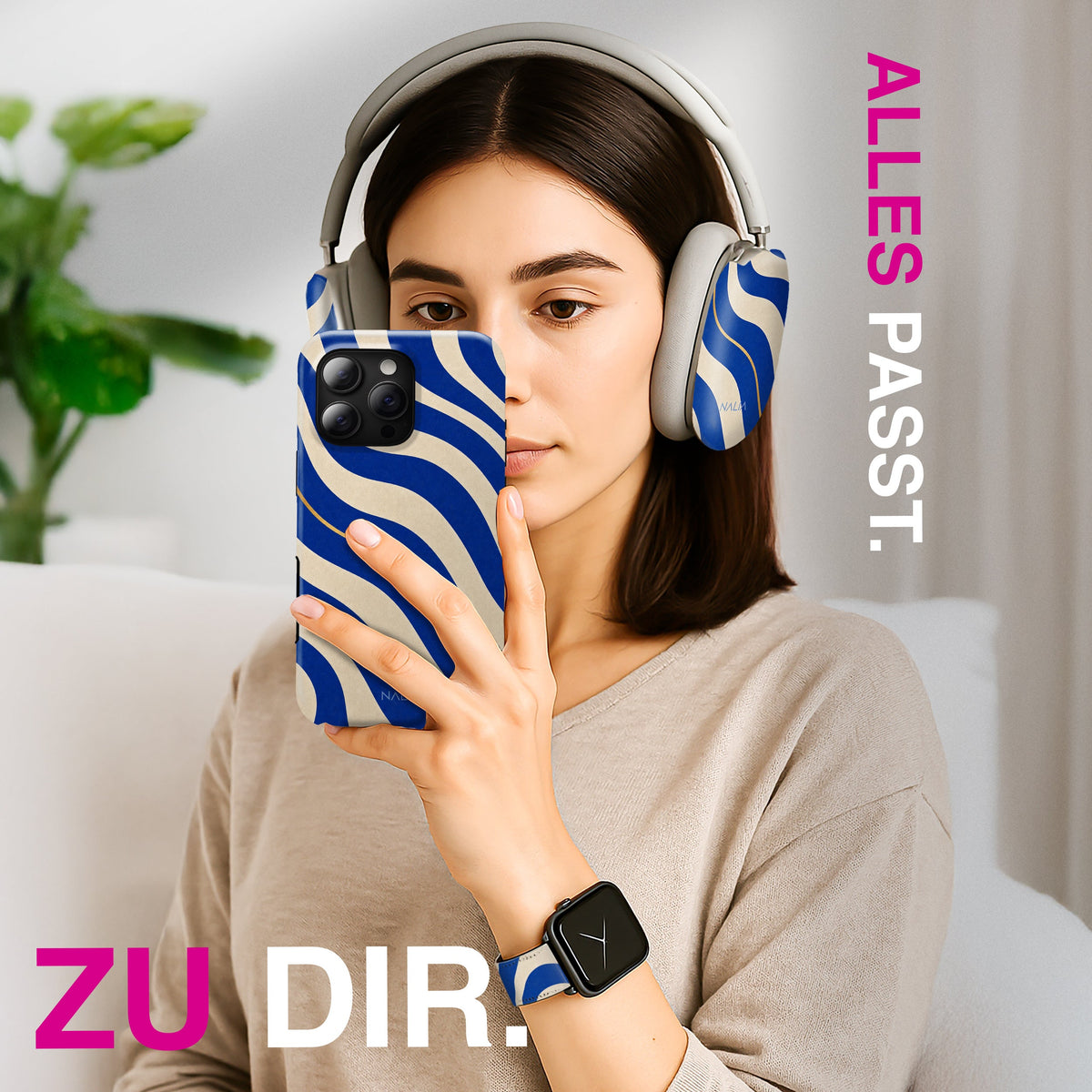 Indigo - iPhone 14 Hülle NALIA Protective Hülle