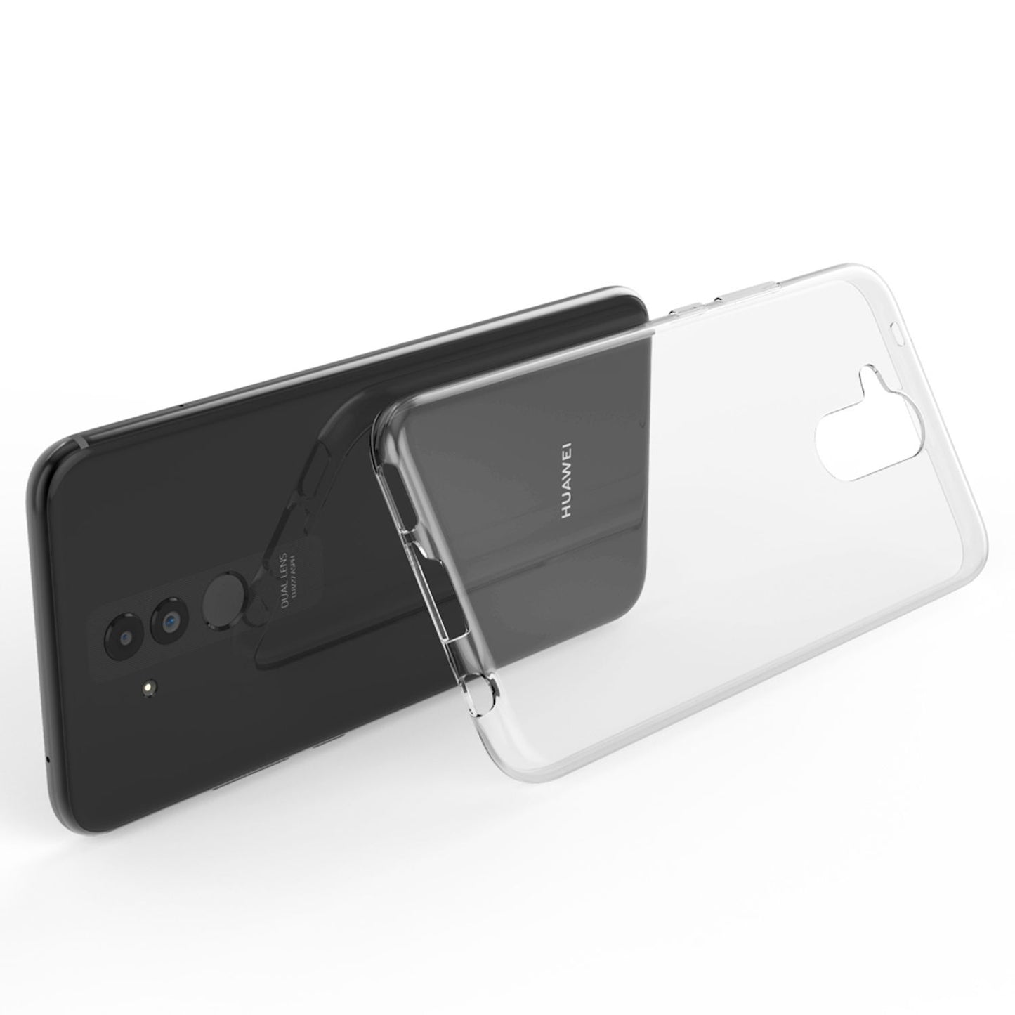 NALIA Handyhülle kompatibel mit Huawei Mate 20 Lite, Ultra Slim Silikon Case