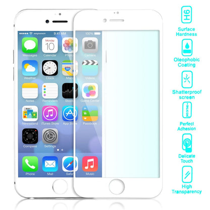 NALIA Schutzglas für Apple iPhone 6 / 6S, 9H Full Cover Displayschutz Glasfolie