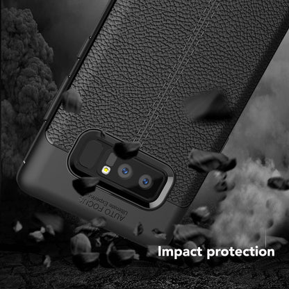 Samsung Galaxy Note 8 Leder Look Handy Hülle von NALIA, Silikon Cover Case Schutz