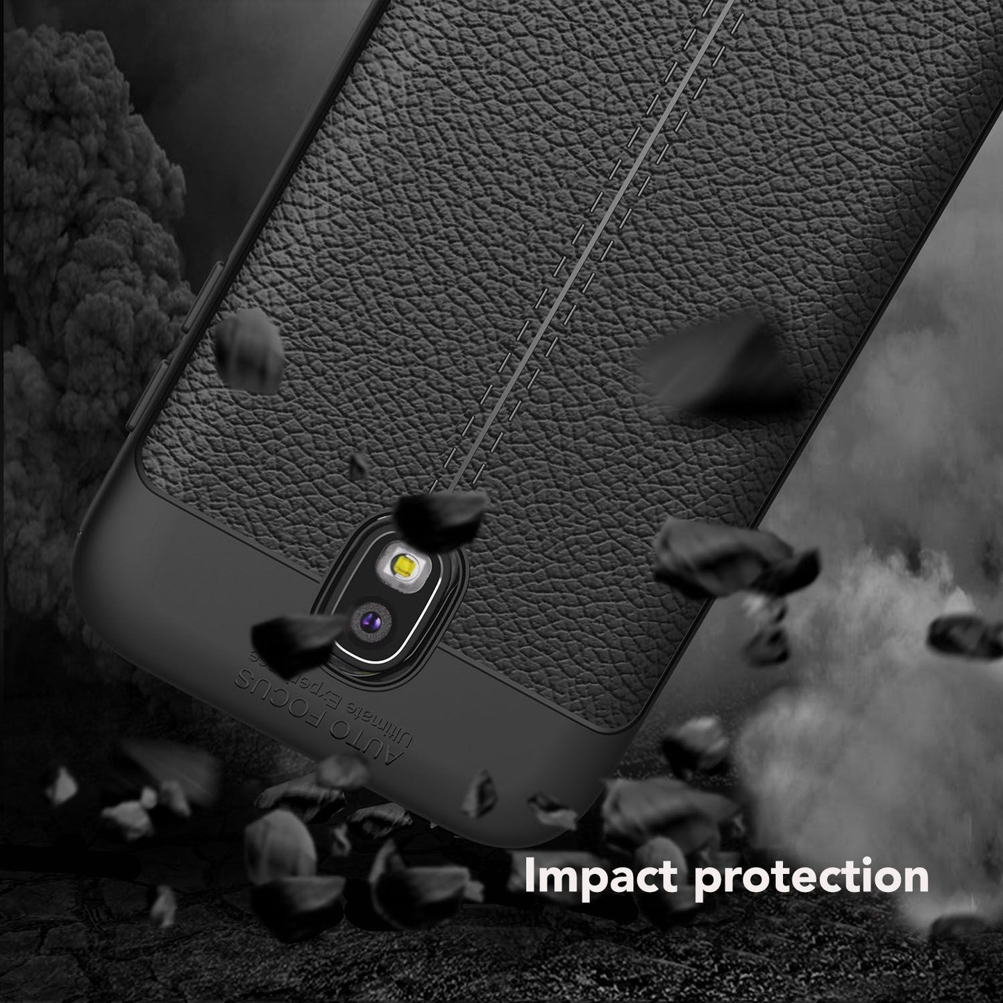NALIA Handy Hülle für Samsung Galaxy J3 2017, Silikon Schutz Case Cover Bumper