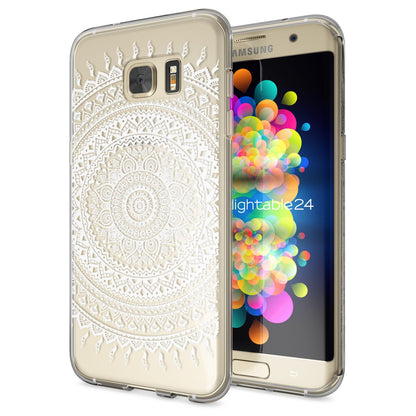 Samsung Galaxy S7 Edge Handy Hülle von NALIA, Silikon Case Motiv TPU Cover Bumper