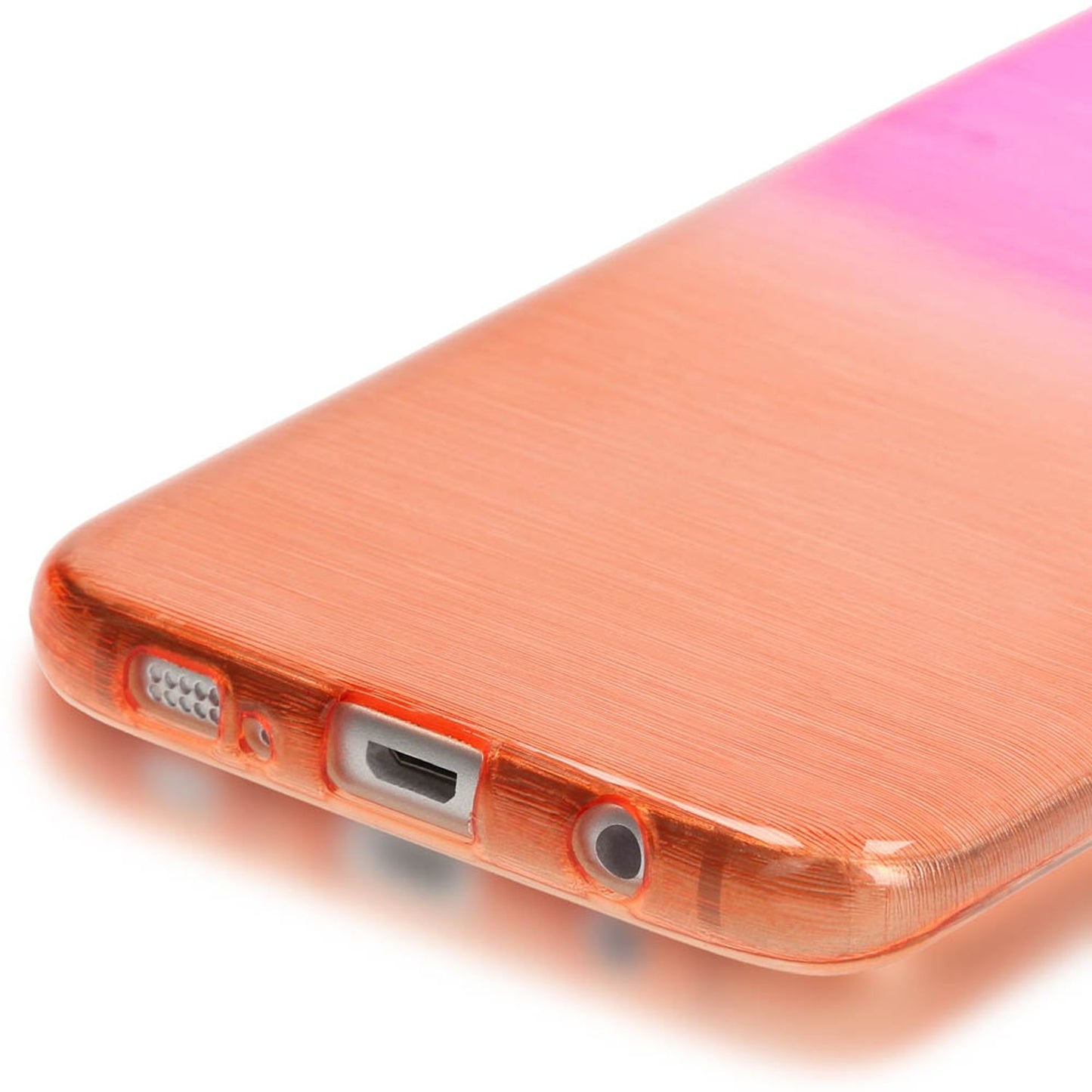 Samsung Galaxy S7 Edge Regenbogen Handy Hülle von NALIA, Slim Silikon Cover Case