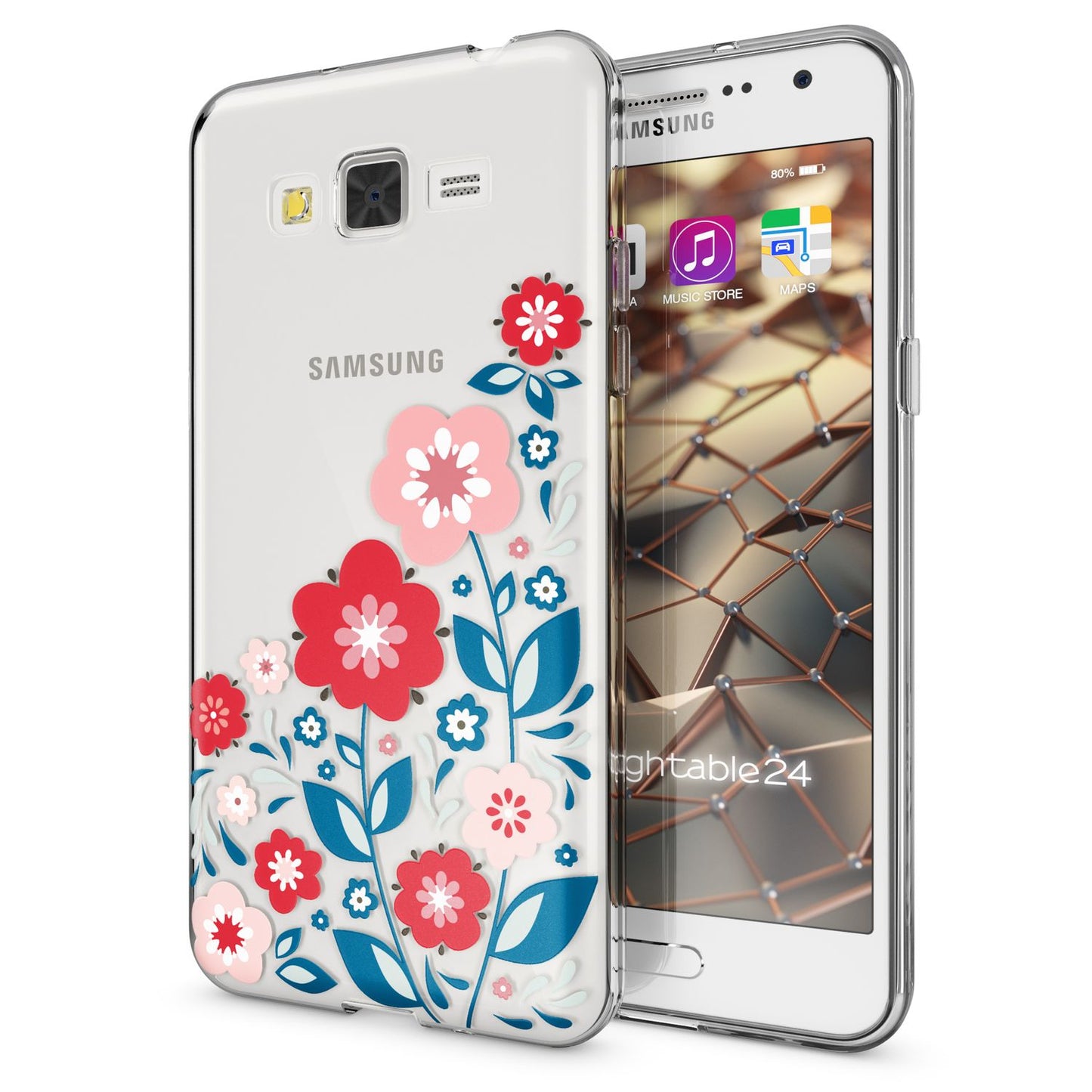 Samsung Galaxy Grand Prime Hülle Handyhülle von NALIA, Slim Silikon Motiv Case