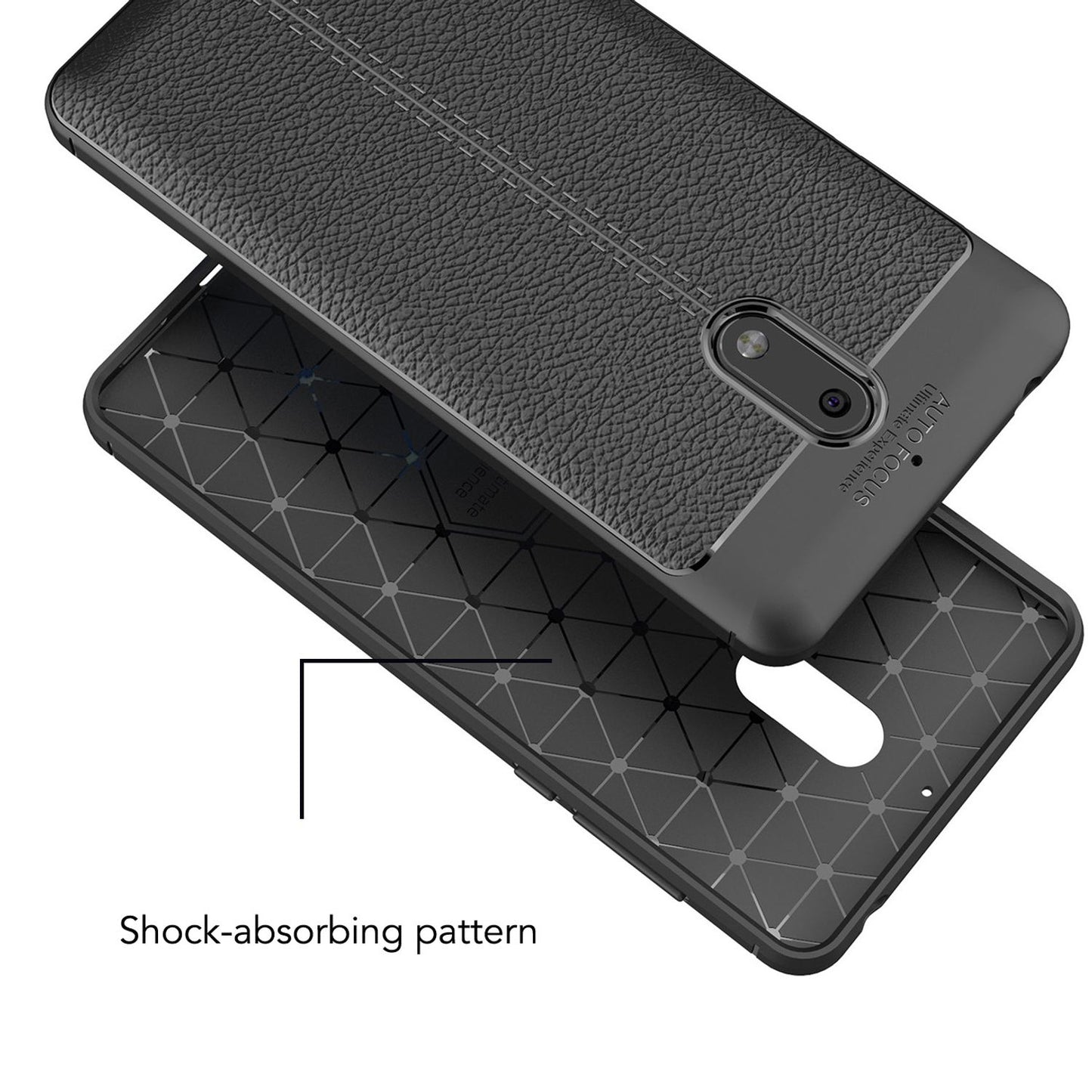 NALIA Handy Hülle für Nokia 6, Slim Silikon Schutz Cover Case Tasche Bumper Etui