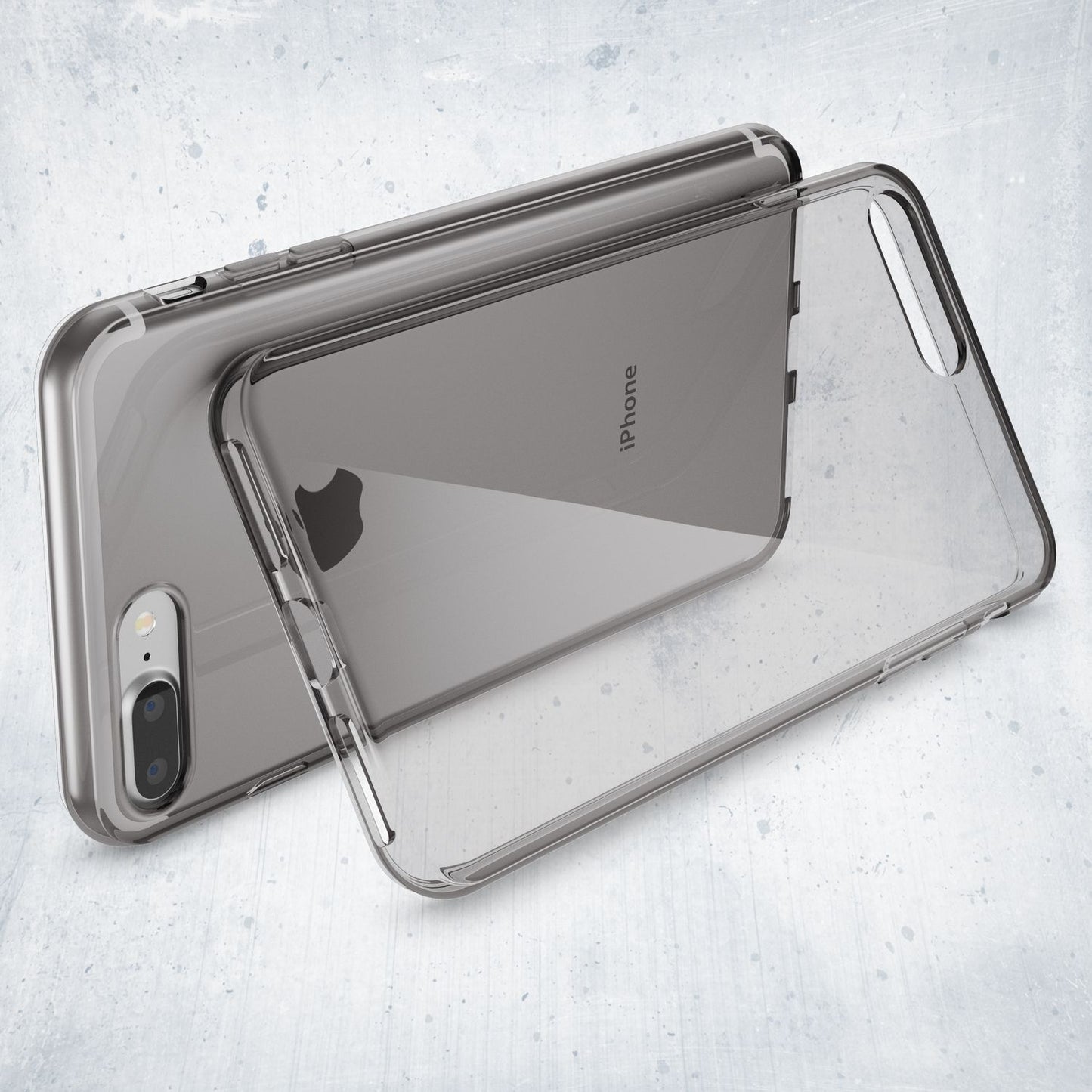 NALIA Handy Hülle für iPhone 8 Plus / 7 Plus, Silikon Case Cover Schutz Tasche