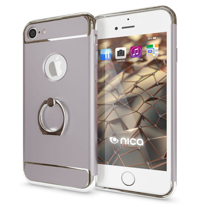 Apple iPhone 7 Ring Hülle von NALIA, Cover Case Schutz Matt Bumper Handy Schutz