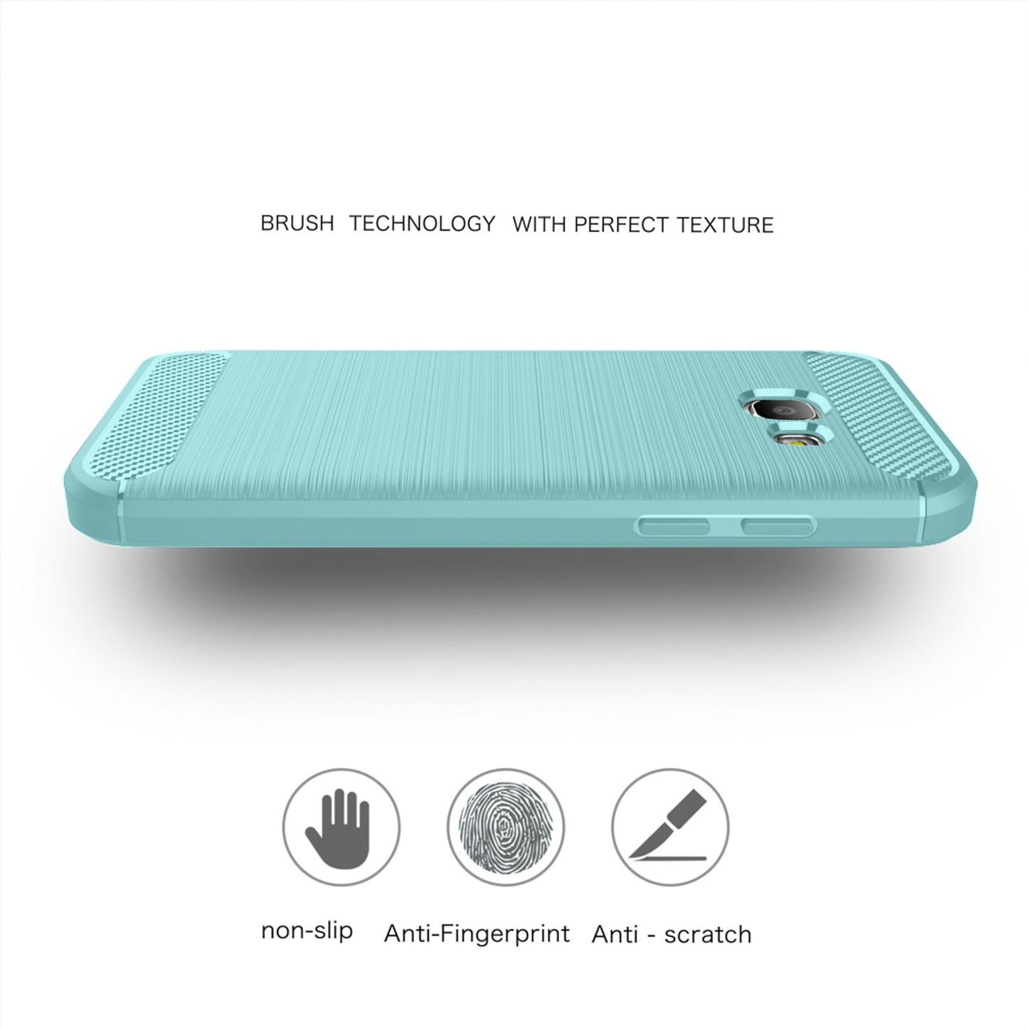 Samsung Galaxy A3 2017 Handy Hülle von NALIA Silikon Case TPU Cover Gummi Schutz