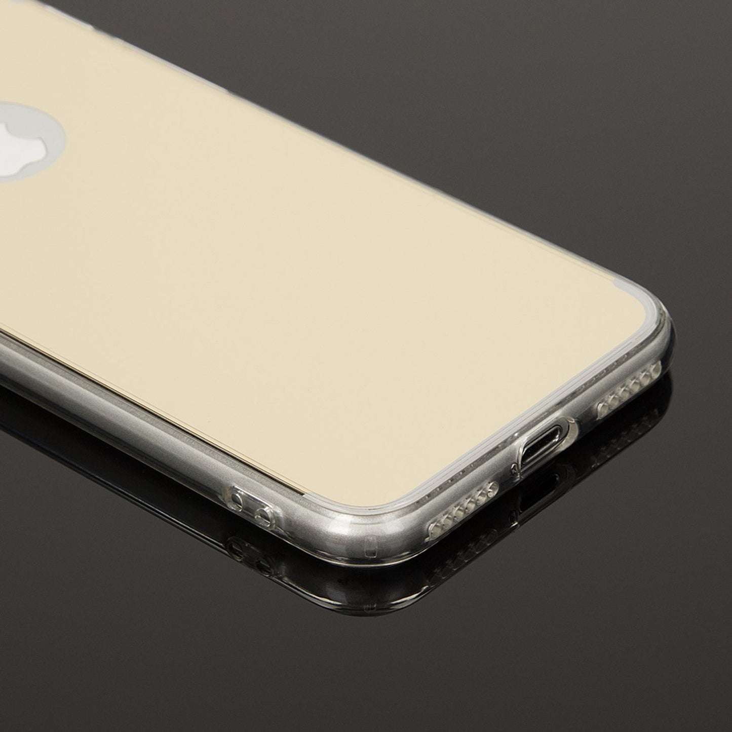 NALIA Handy Hülle für Apple iPhone 7, Spiegel Silikon Case Cover Schutz Bumper