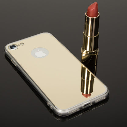 NALIA Handy Hülle für Apple iPhone 7, Spiegel Silikon Case Cover Schutz Bumper