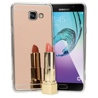 Samsung Galaxy A5 2016 Spiegel Handy Hülle von NALIA, Silikon Cover Case Schutz