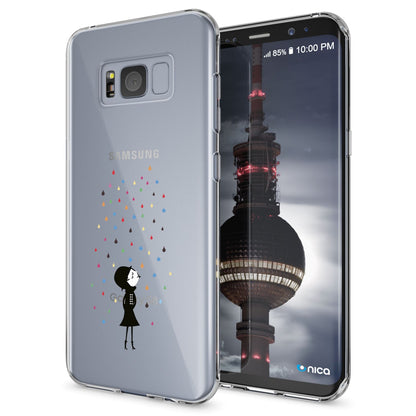 Samsung Galaxy S8 Hülle Handyhülle von NALIA, Slim Silikon Motiv Case Schutzhülle