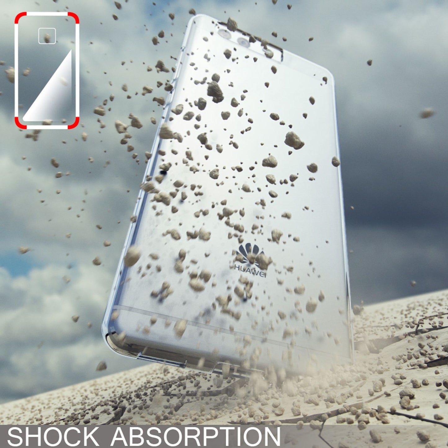 Huawei P10 Handy Hülle von NALIA Case Cover Transparent Schutzhülle Bumper Tasche