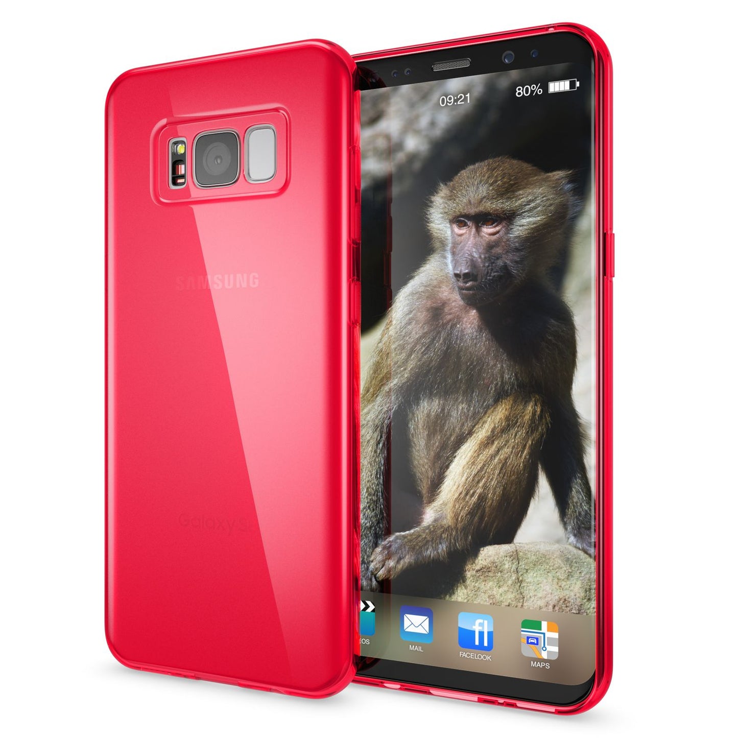 Samsung Galaxy S8 Plus Handy Hülle von NALIA, TPU Silikon Case Cover Schutz Klar