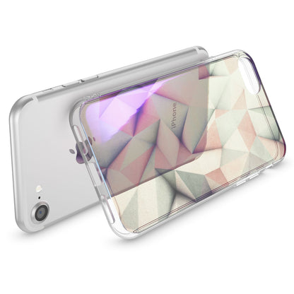 NALIA Handy Hülle für iPhone SE 2020 / 8 / 7, Motiv Case Cover Schutz Tasche TPU