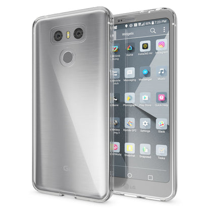 NALIA Handy Hülle für LG G6, 360 Grad Full Cover Case Schutz TPU Silikon Schale