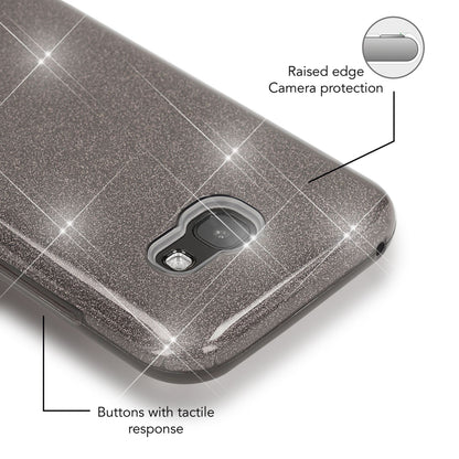 Samsung Galaxy A5 2017 Handy Hülle von NALIA, Glitzer Silikon Cover Case Schutz