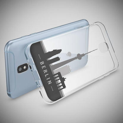 Samsung J3 2017 EU-Modell Silikon Hülle von NALIA, Motiv Handy Case Cover Bumper